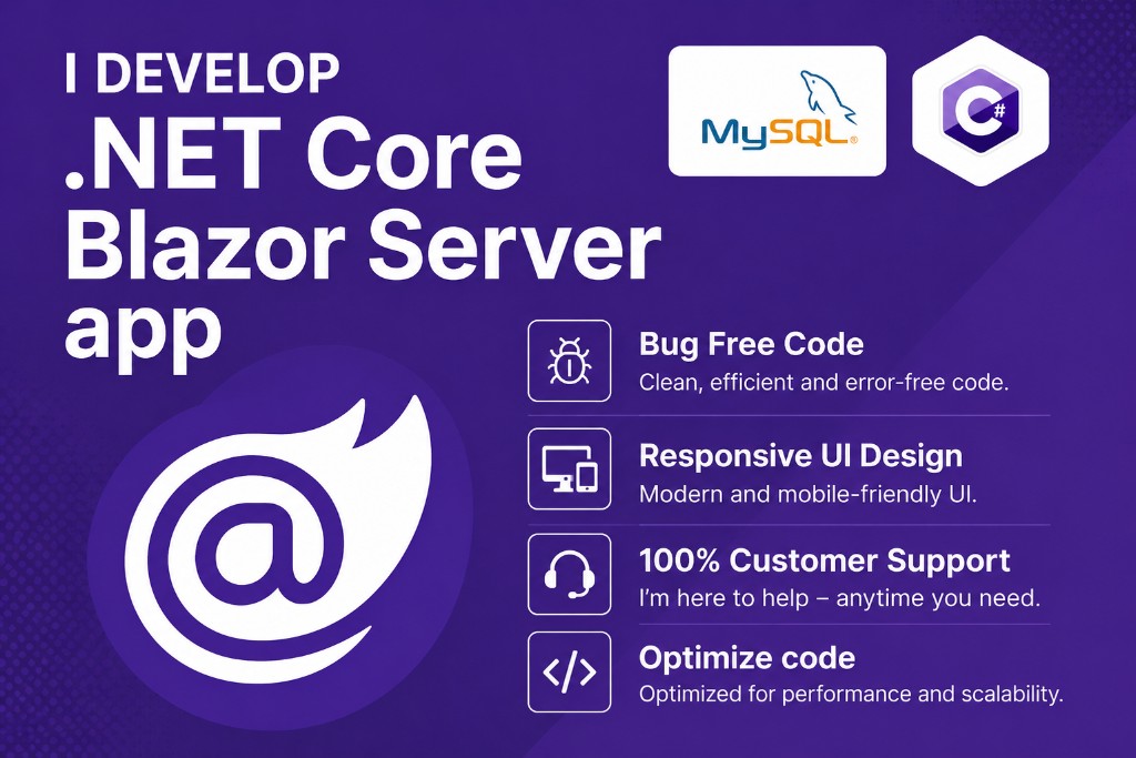 .NET Blazor Developer Service Promotional Banner